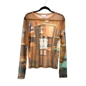 らっしー Zara | Tops | Zara X The Shining Grady Twins Mesh Ls Horror